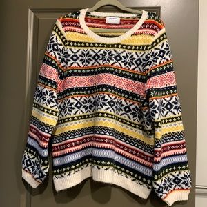 Old navy fair isle sweater